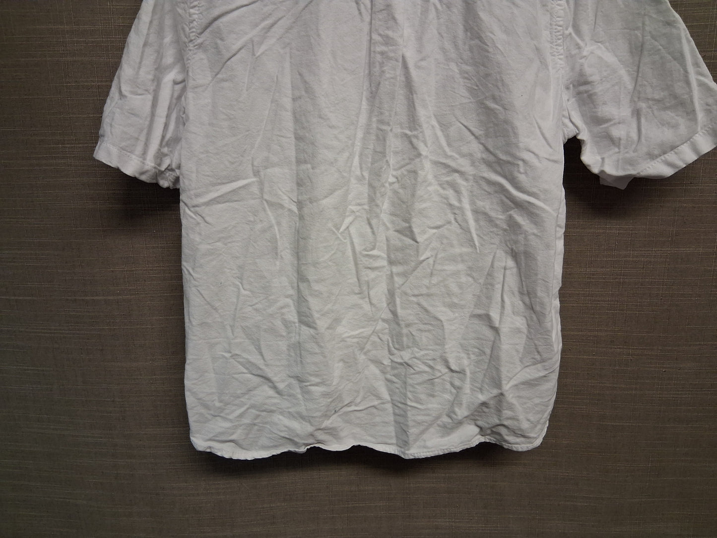 Marks & Spencer White Short Sleeve Shirt Button Through Age 7-8 Years