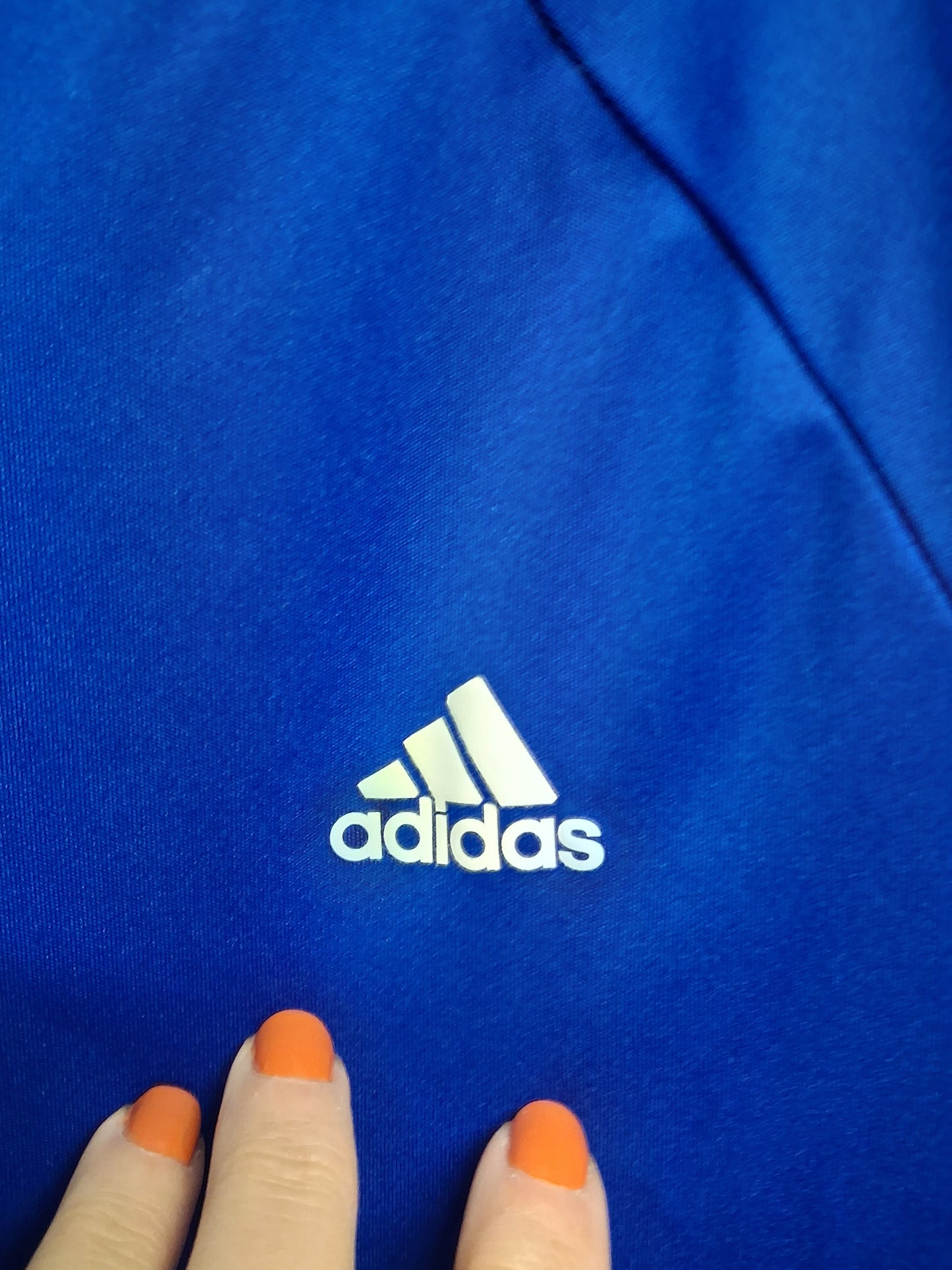 Adidas Boys Blue Short Sleeve T-Shirt Age 13-14 Years