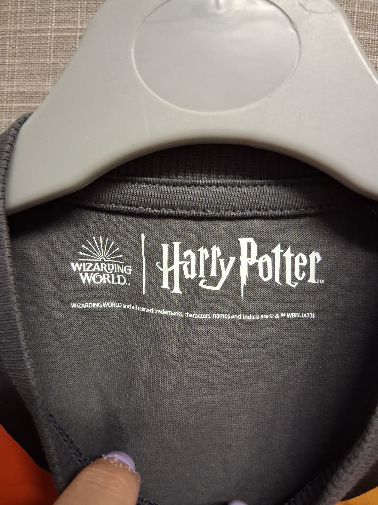 Harry Potter F&F Grey Long Sleeve Boys T-Shirt Age 3-4 Years