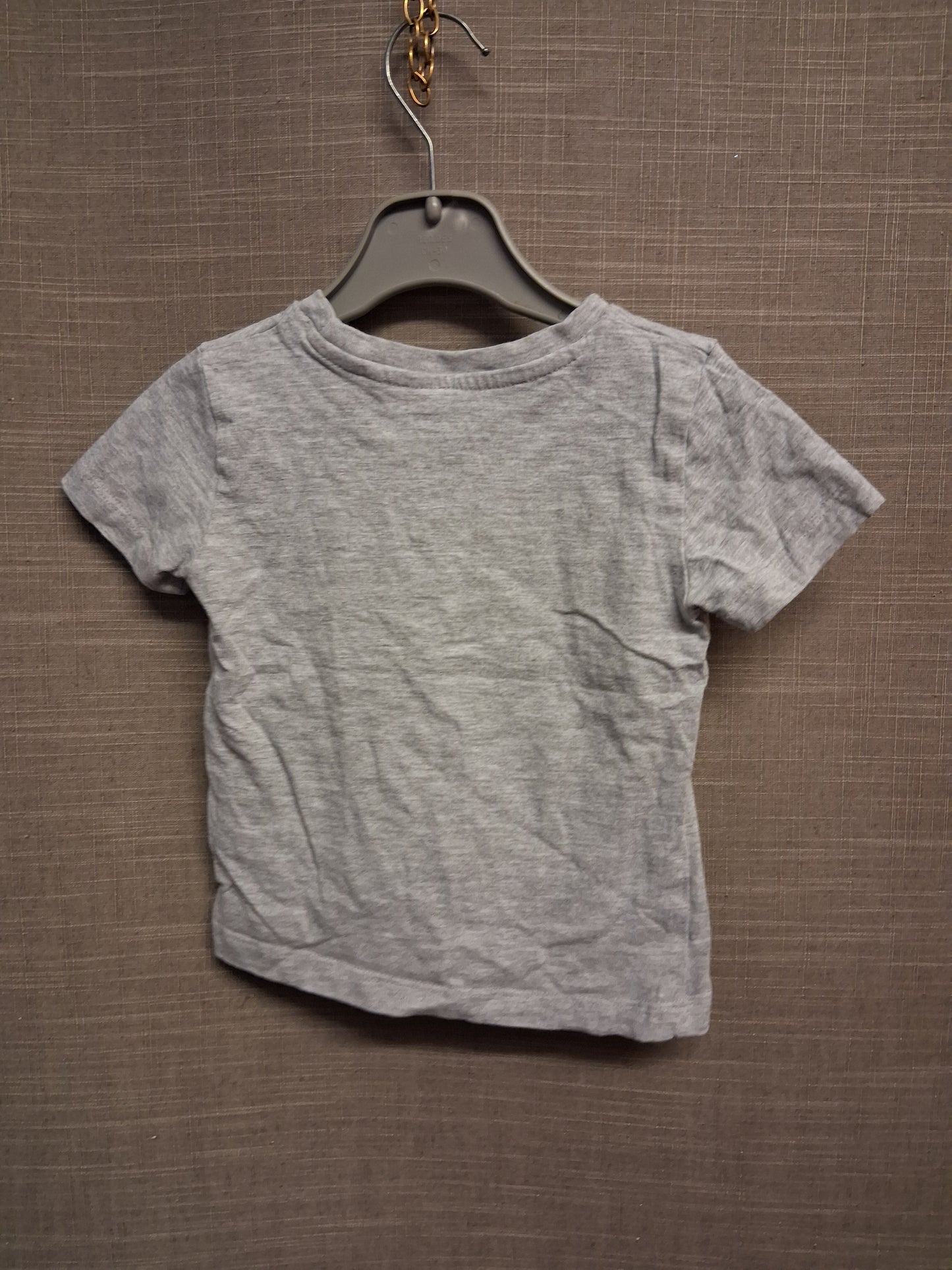 Next Boys Grey Short Sleeve Jersey T-Shirt Age 9-12 Months