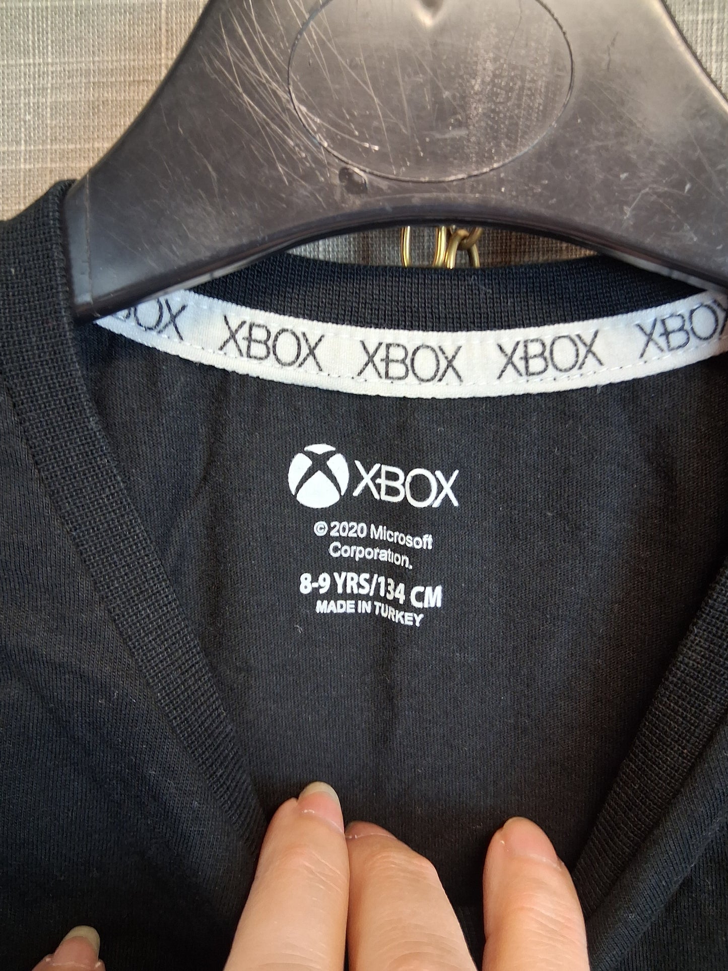 Xbox Boys Black Short Sleeve T-Shirt Age 8-9 Years