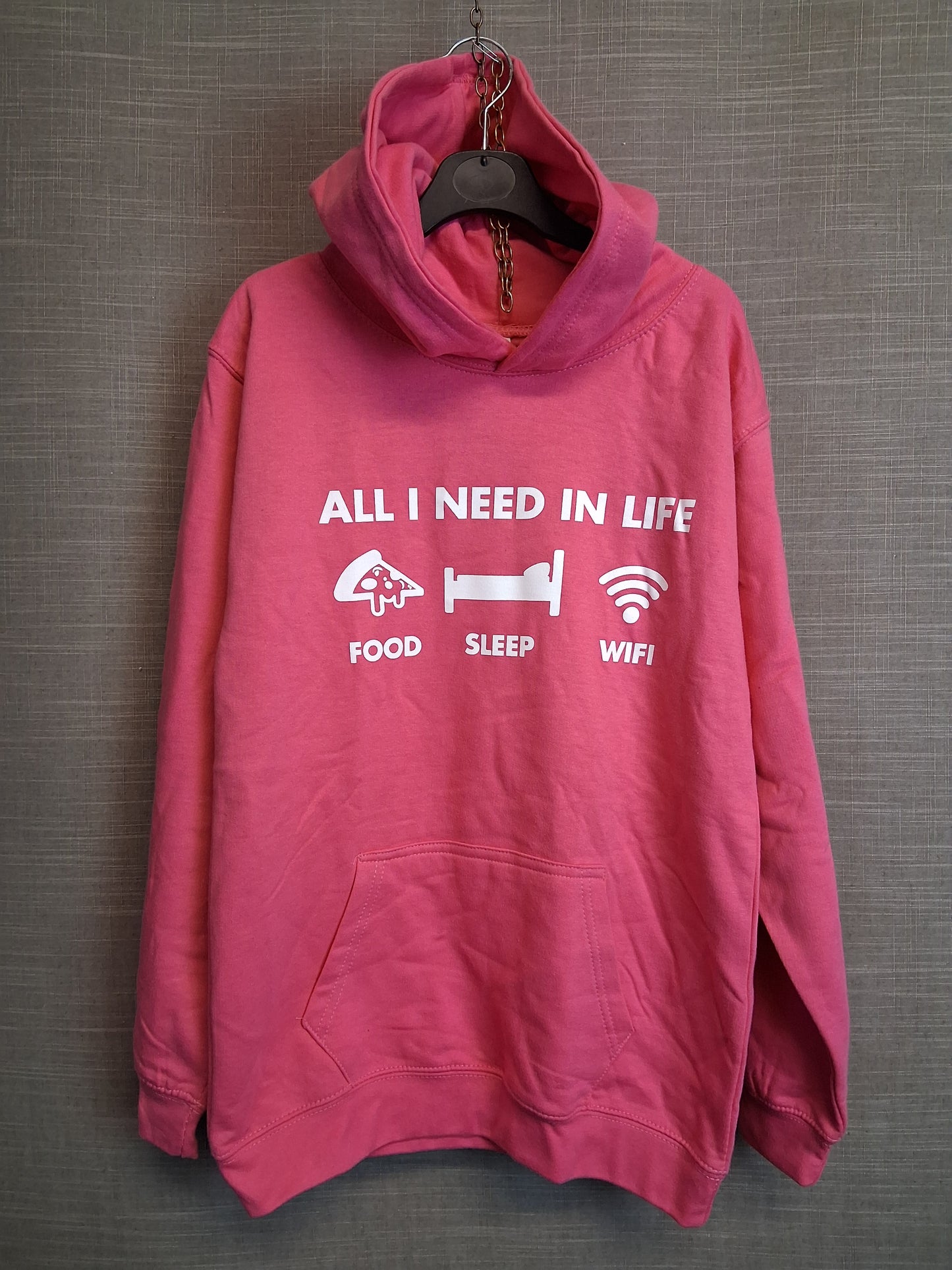 Just Hoods Girls Hoodie Pink Age 12-13 Years New