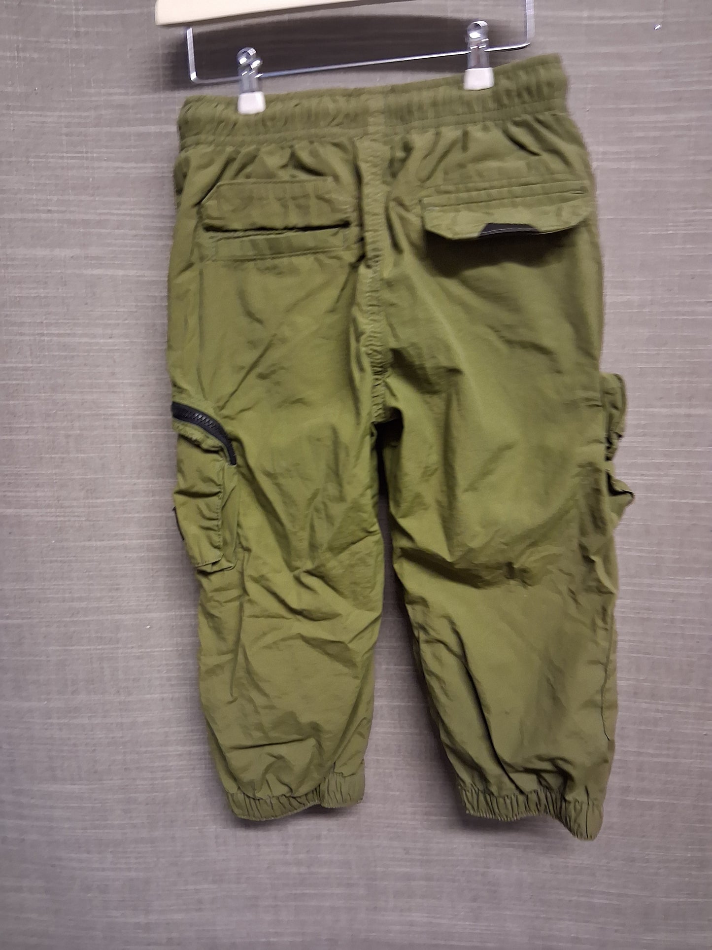 Next Boys Green Cargo Trousers Lined Age 3 Years
