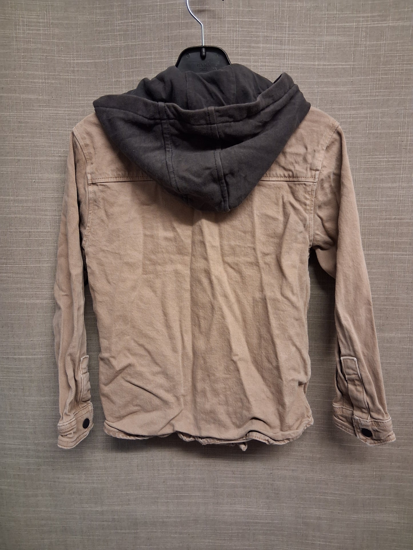 Marks and Spencer Brown Denim Shacket with Hood Age 8-9 Years