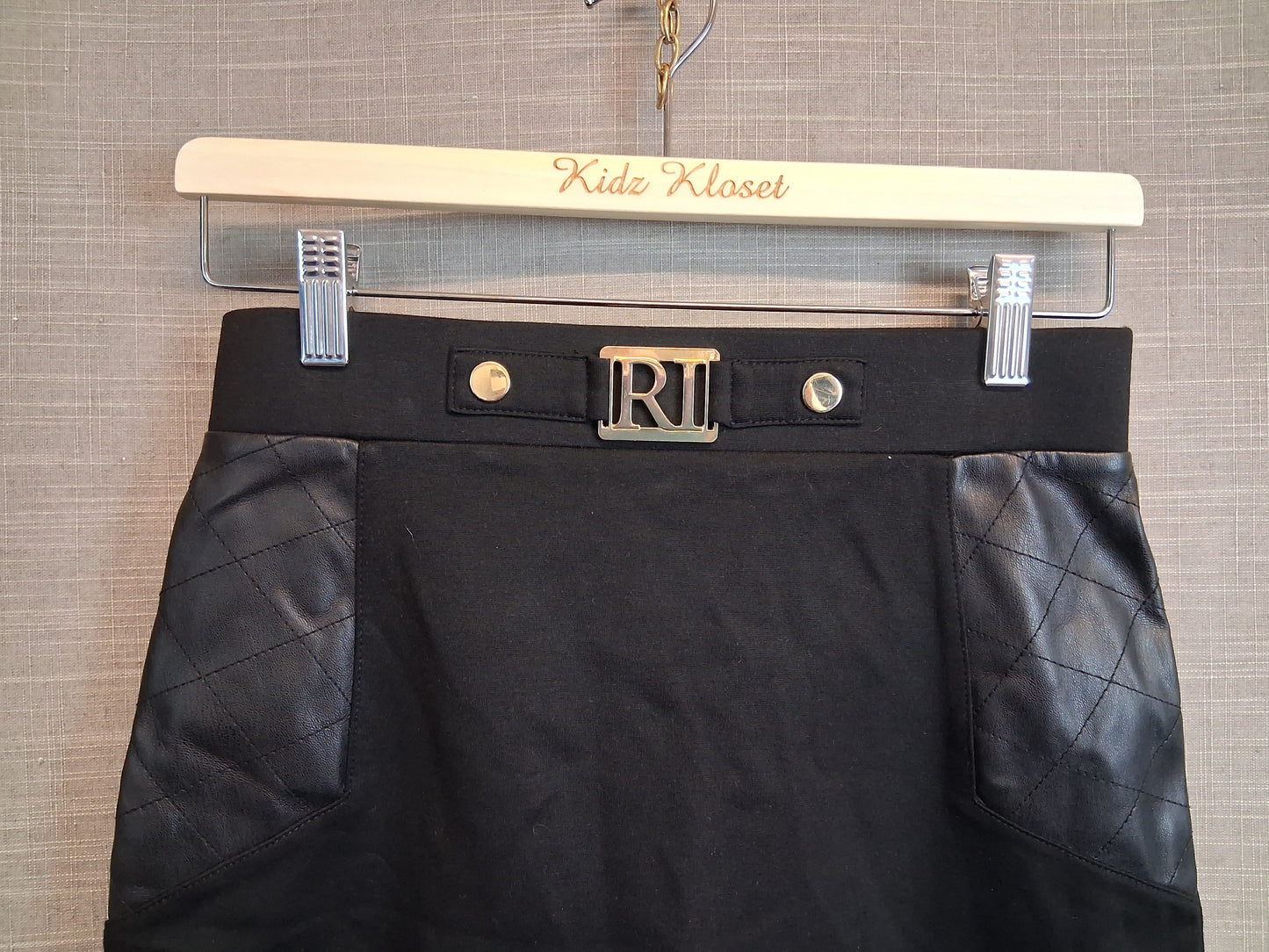 River Island Black Mini Skirt Age 11-12 Years