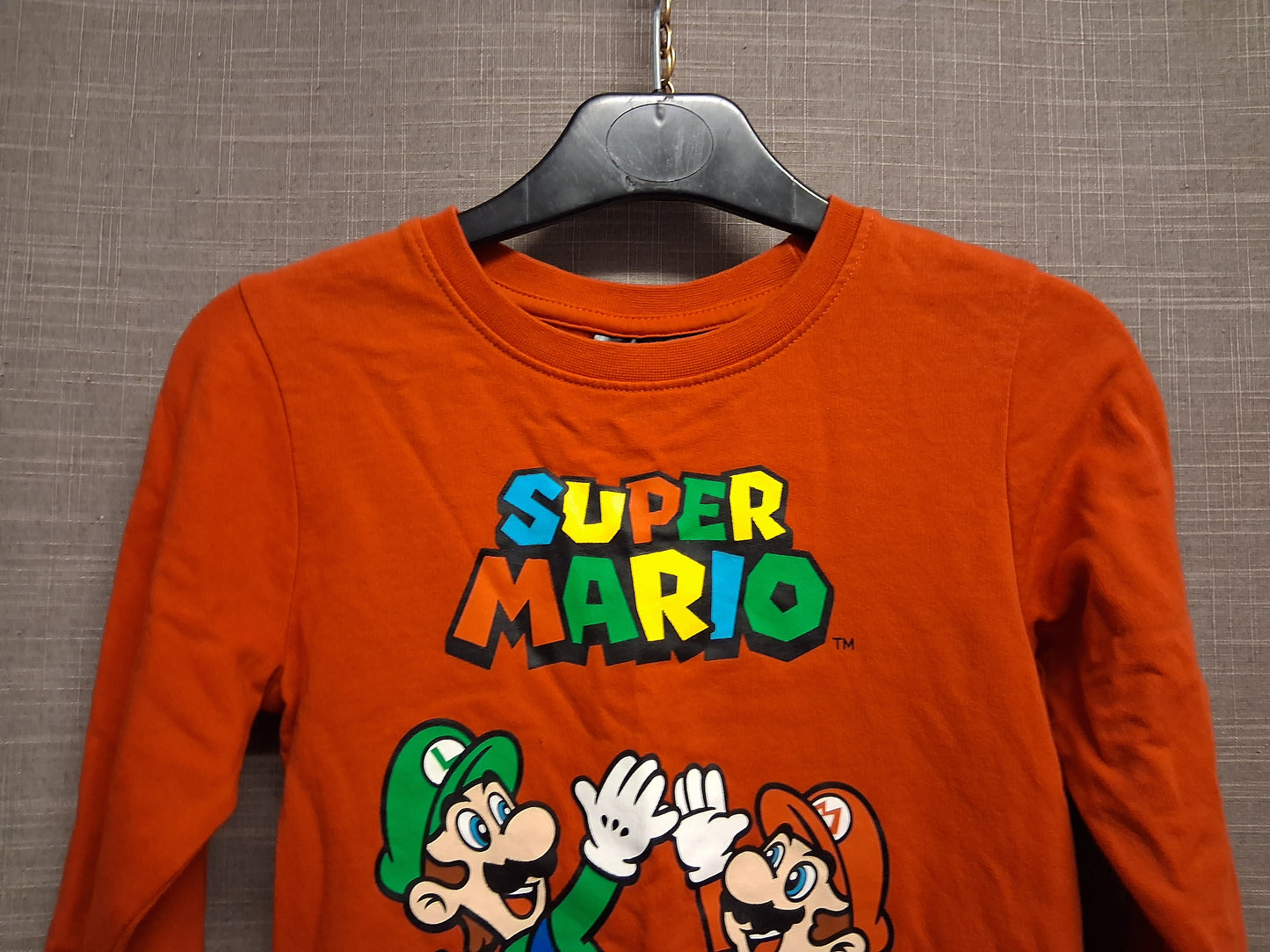 Matalan Super Mario Bros Nintendo Sweater Red Age 6-7 Years