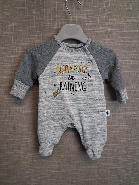 Primark Harry Potter Grey Sleepsuit Age Tiny Baby