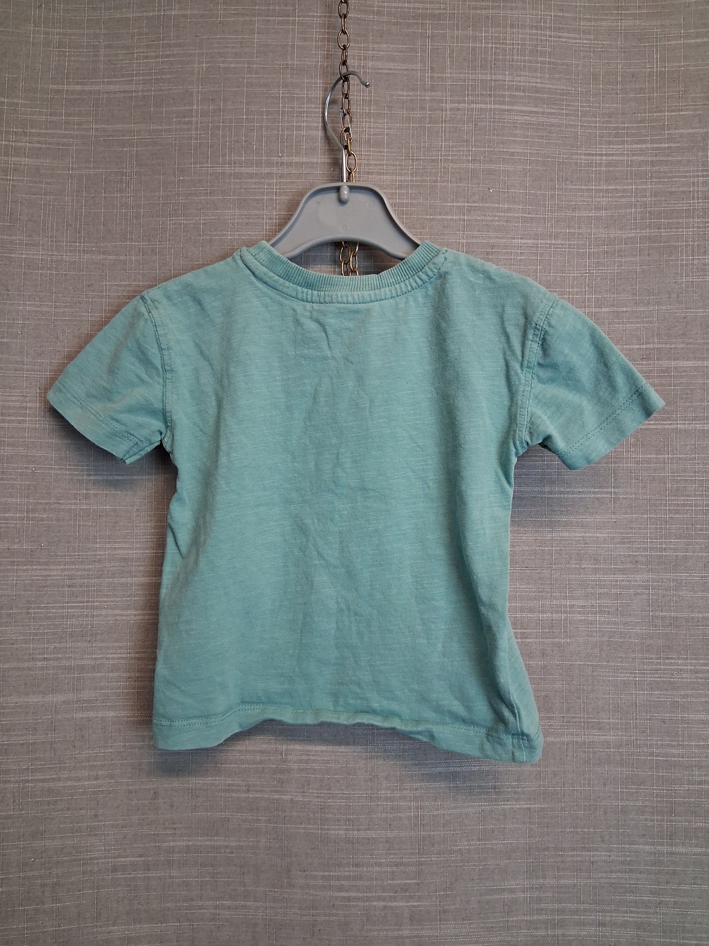 John Lewis Boys Green T-Shirt Biking Theme  Age 2 Years