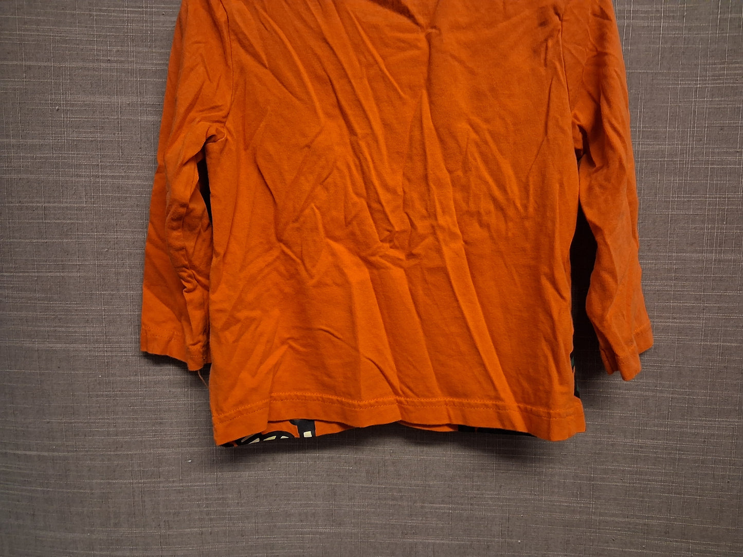 F&F Minions Theme Halloween Long Sleeve T-Shirt Orange Age 18-24 Months