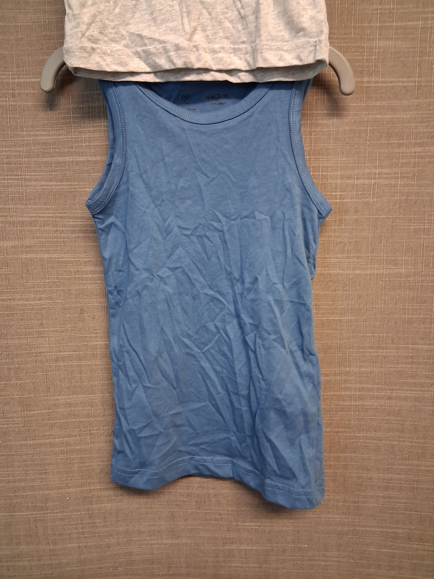 F&F Boys Vest Tank Tops Set of 2 Multicolour Age 5-6 Years
