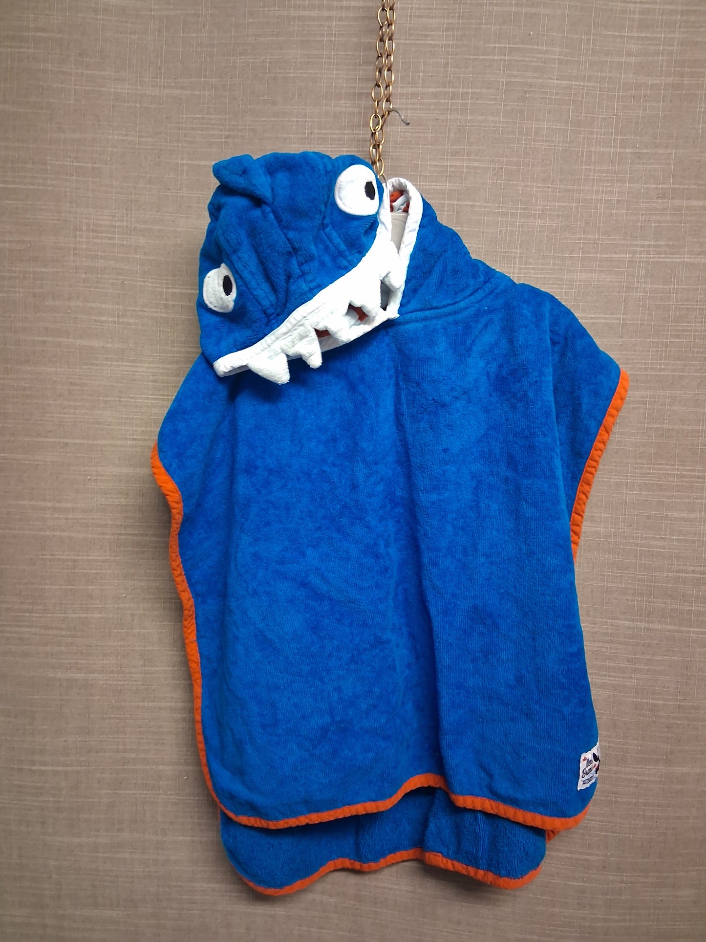 Next Shark Theme Hooded Towel Beach Holiday Age 9 months - 2 Years
