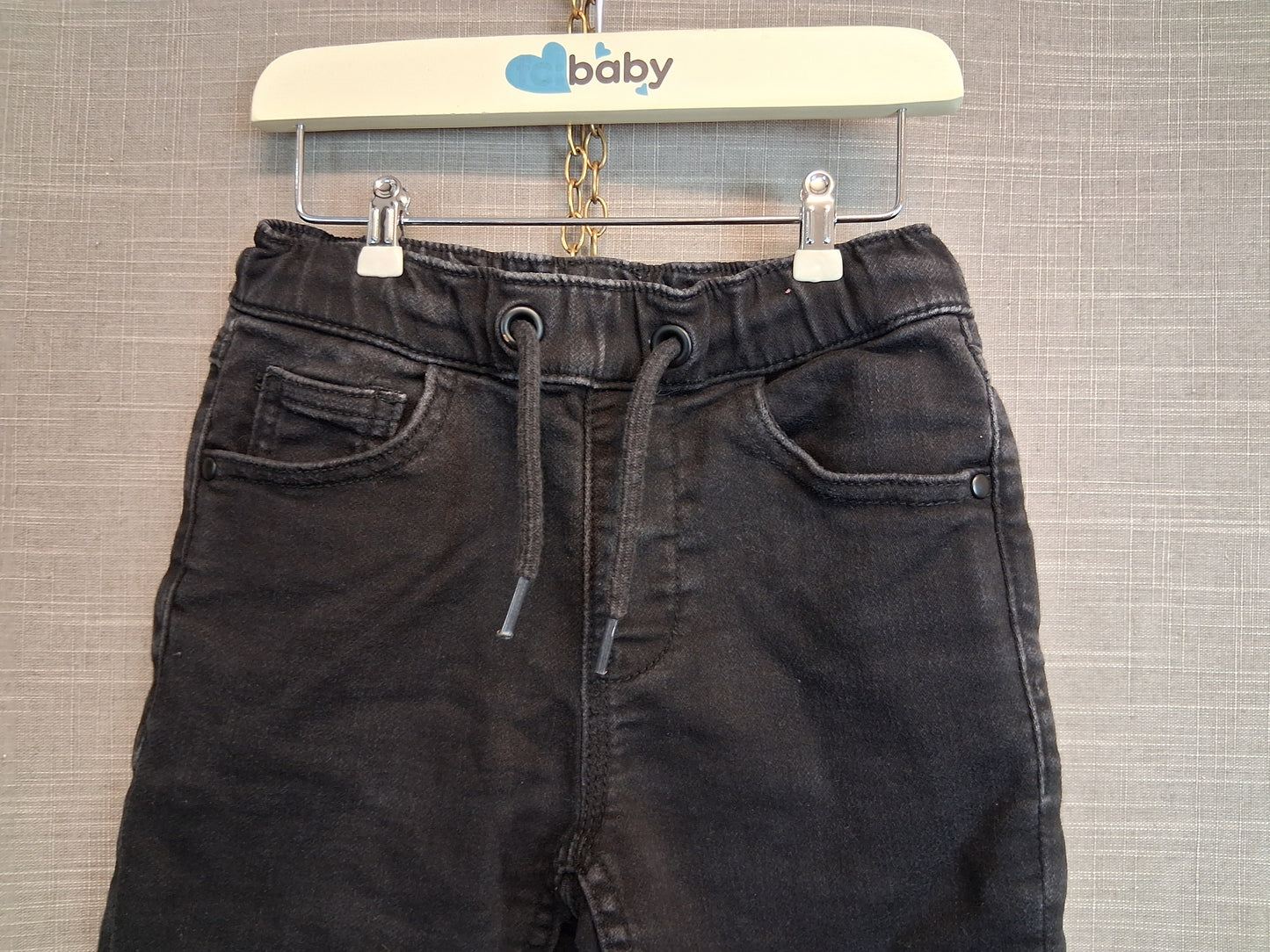 Matalan Boys Black Denim Shorts Age 6 Years