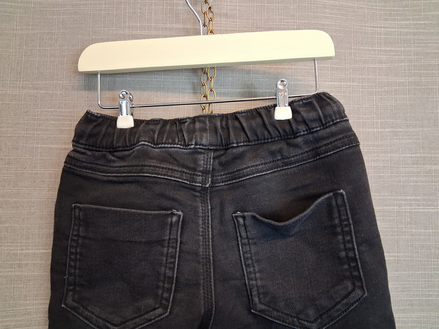 Matalan Boys Black Denim Shorts Age 6 Years