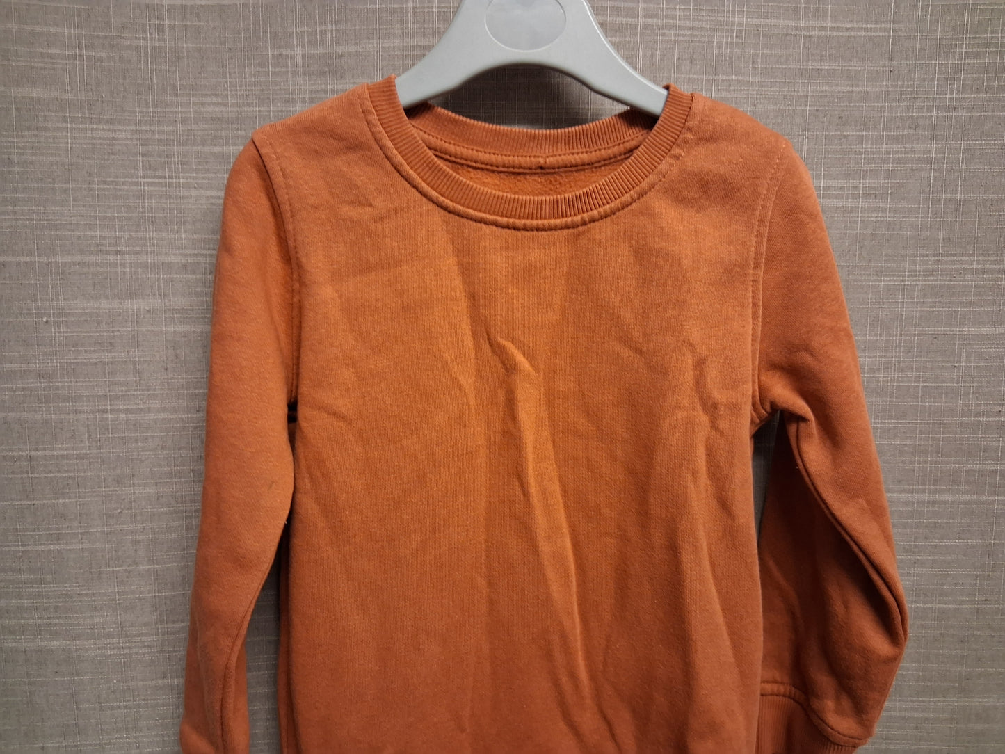 George Boys Burnt Orange Sweater Long Sleeve Age 3-4 Years