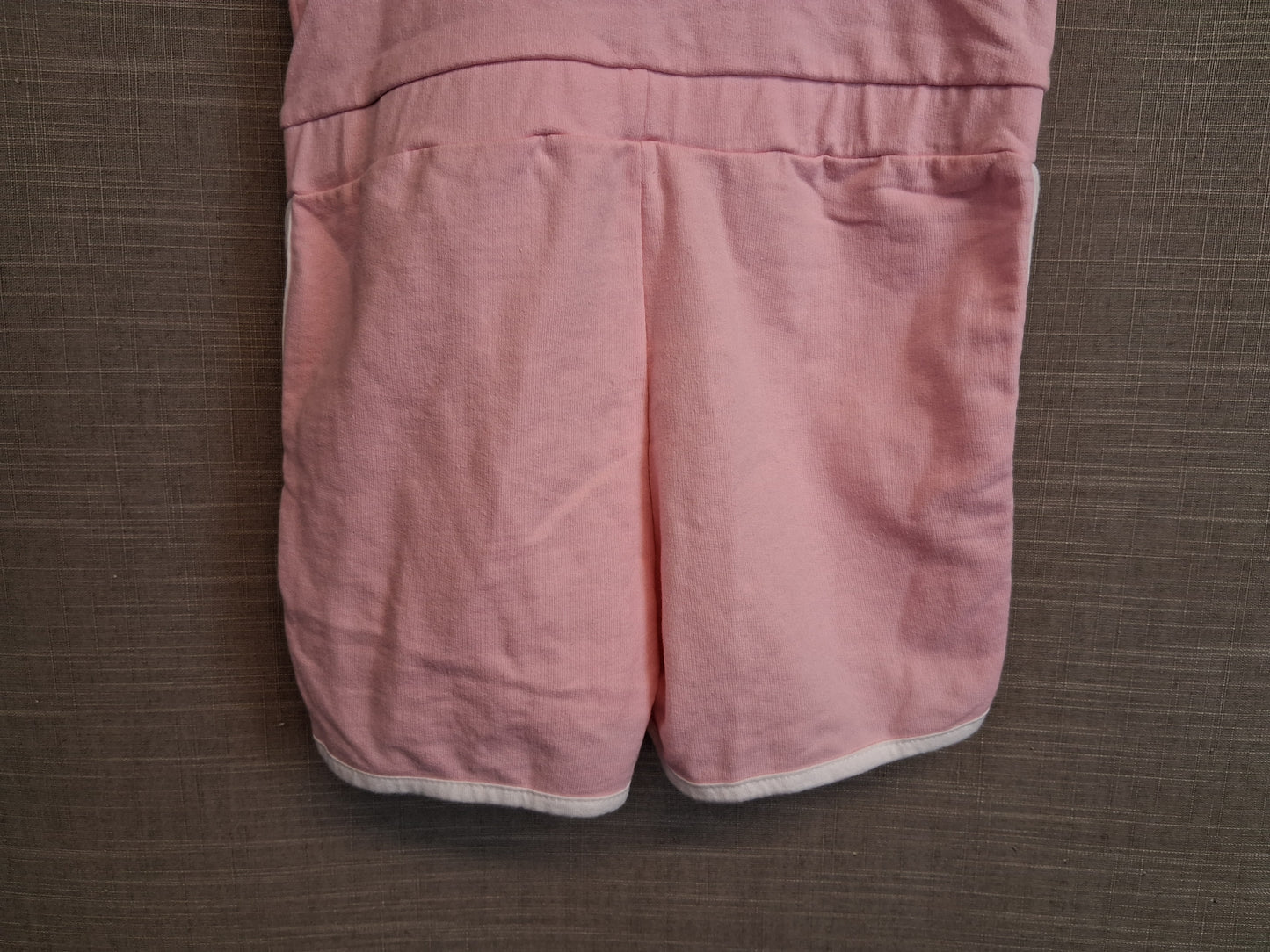 Pep&Co Girls Pink Sequin Love Heart Playsuit Age 7-8 Years