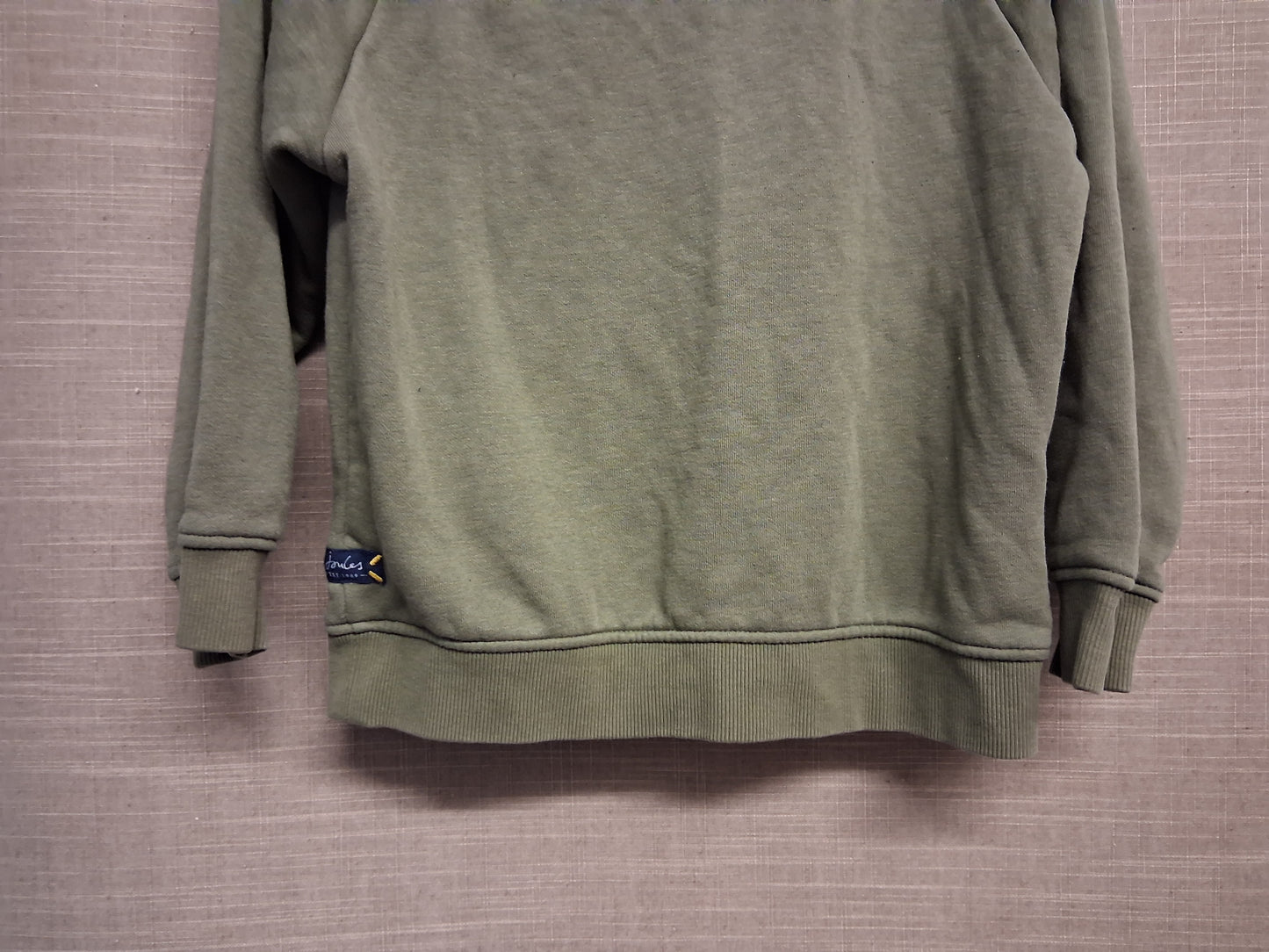 Joules Boys Land-Rover Theme Khaki Sweater Crew Neck Long Sleeve Age 7 Years
