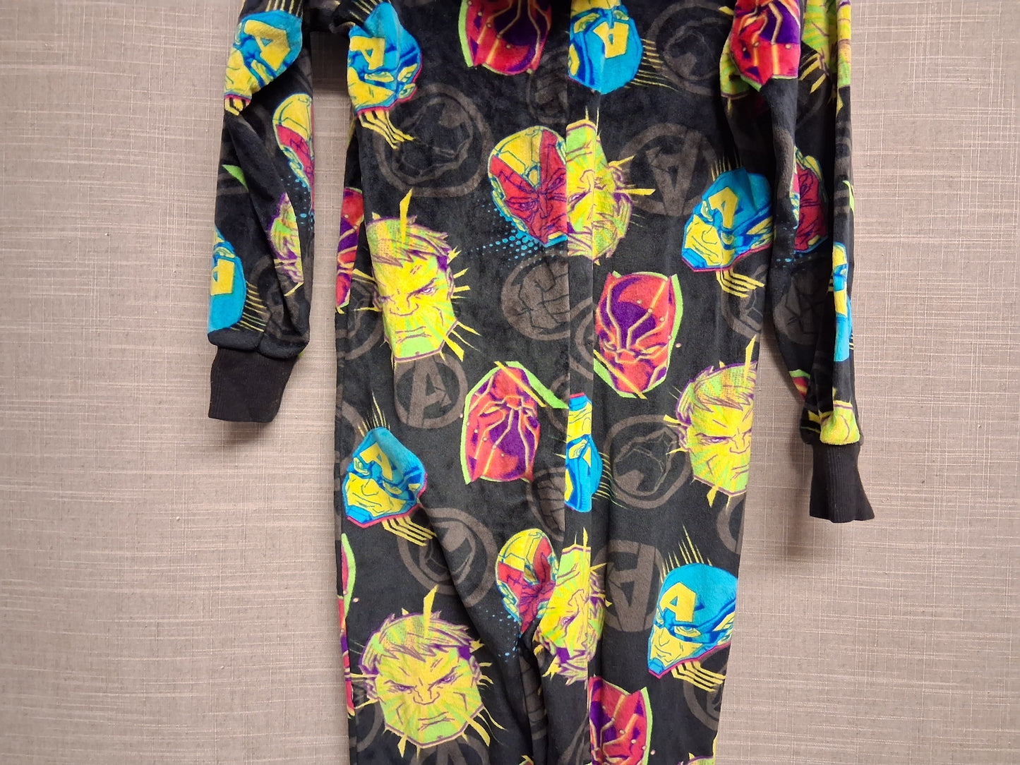 Matalan Boys Marvel All in One Plush Sleepsuit Age 8 years Multicolour