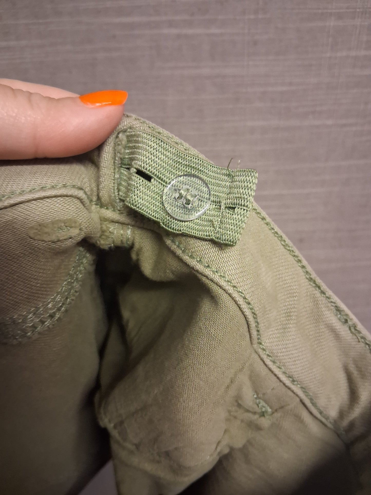 Next Shorts Girls Khaki Green Age 10 Years 100% Cotton