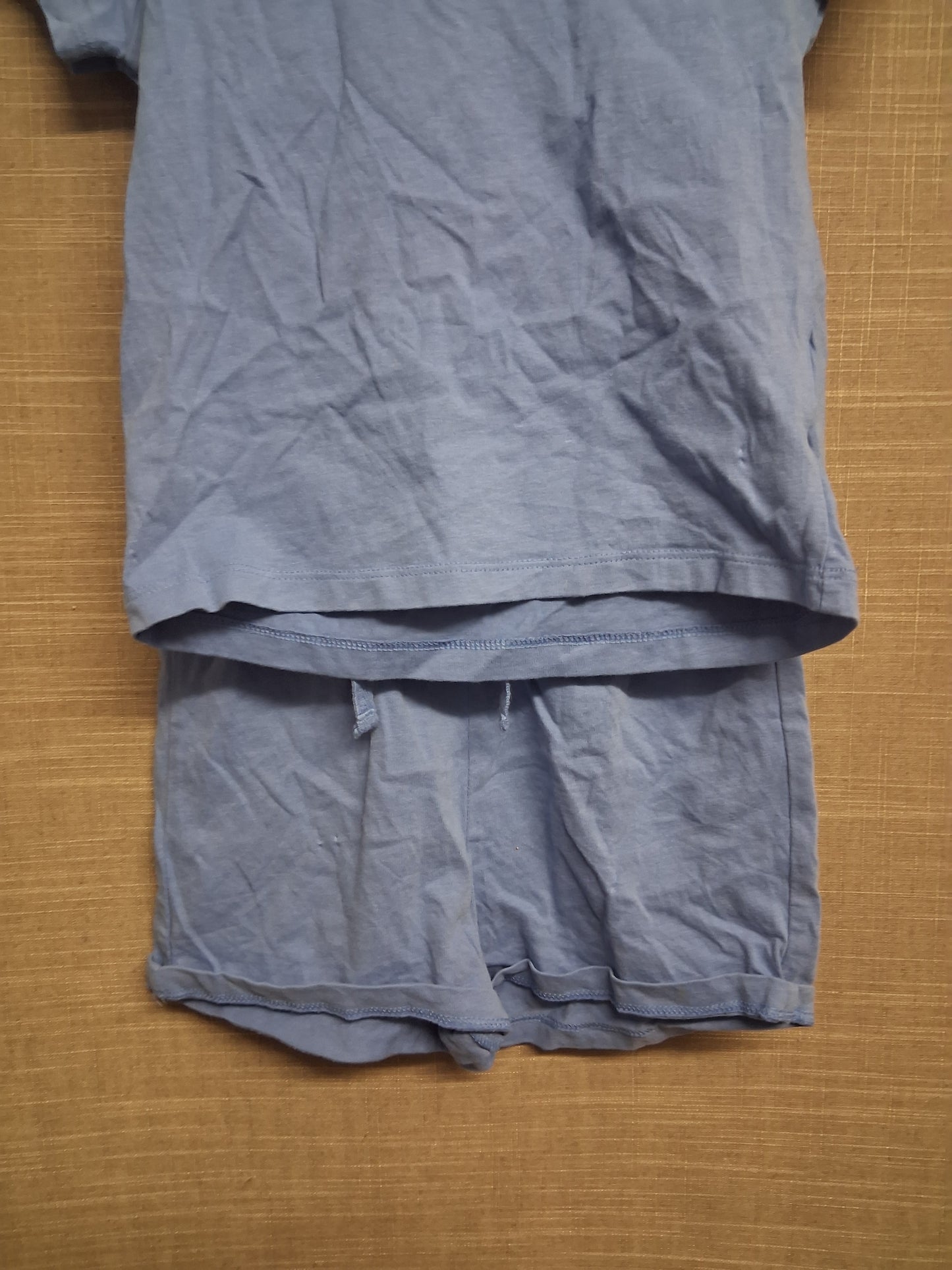 George Unisex 2 Piece Outfit Shorts & T-Shirt Blue Age 2-3 Years