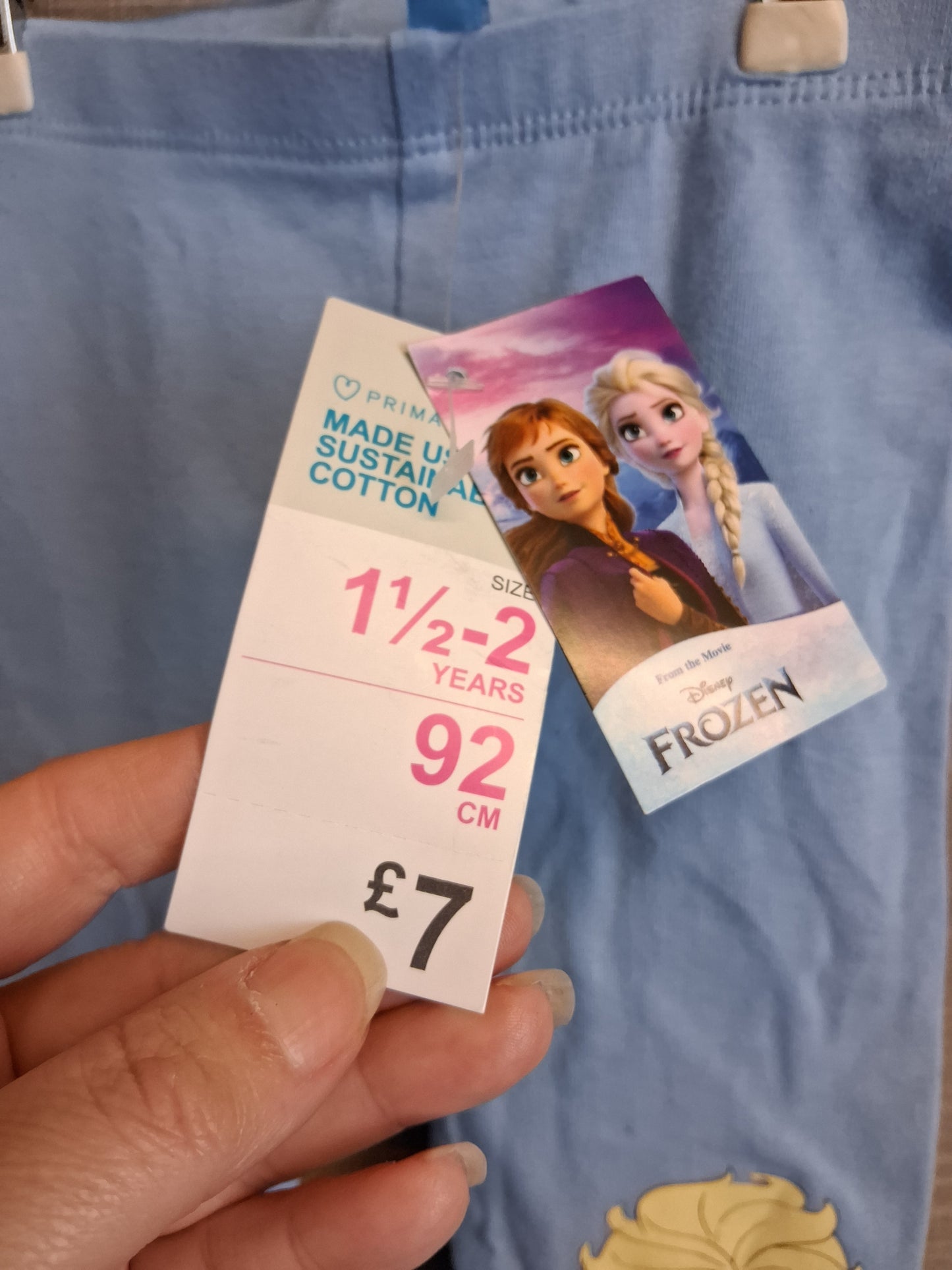 Primark Disney Frozen Blue Leggings Age 18-24 Months New
