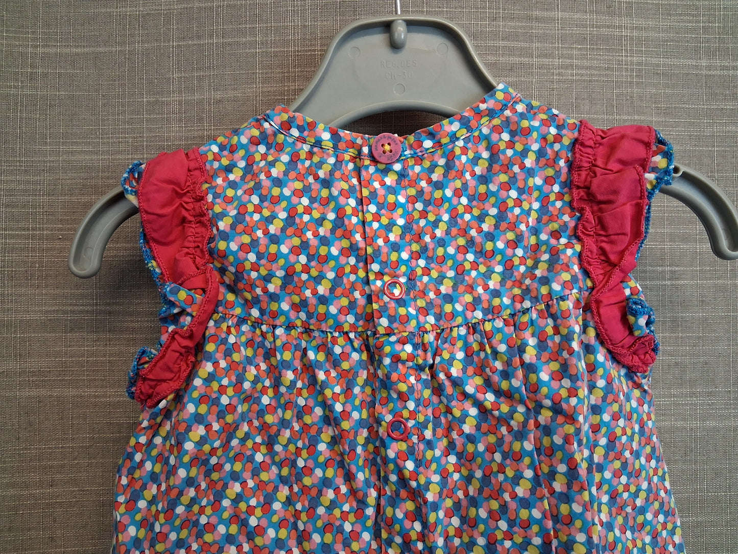 Mamas & Papas Girls Multicolour Sleeveless Dress Age 3-6 Months