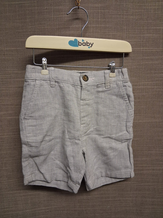 Next Boys Grey Chino Shorts Adjustable Waist Age 18-24 Months