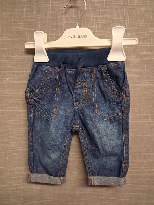 George Boys Denim Jeans Age 0-3 Months