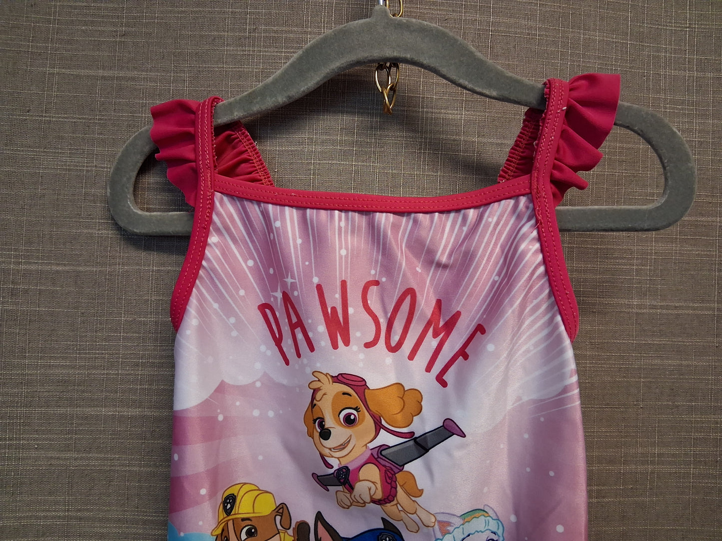 Character World Paw Patrol Girls Swimsuit One Piece Age 4 Years