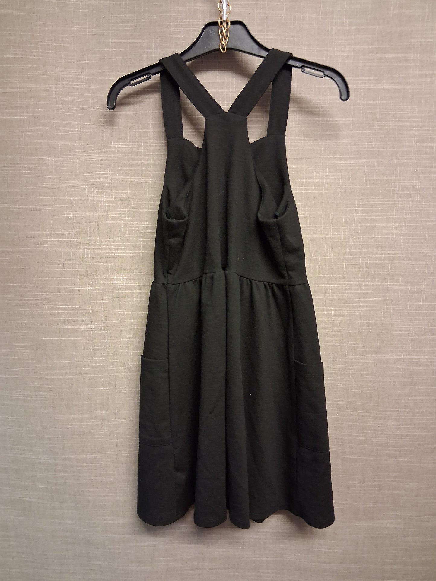 George Girls Black Pinafore Dress with Pockets Age 8-9 Years