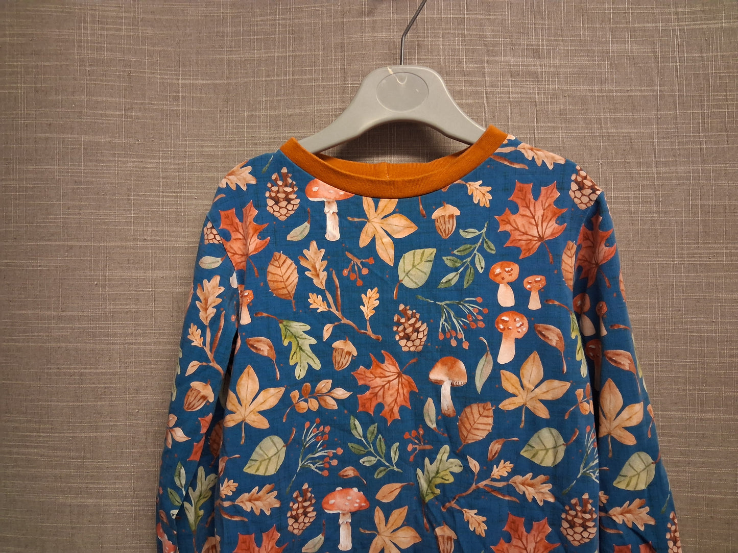Rocket & Patch Girls Autumnal Print Jersey Jumper Dress Age 3-4 Years