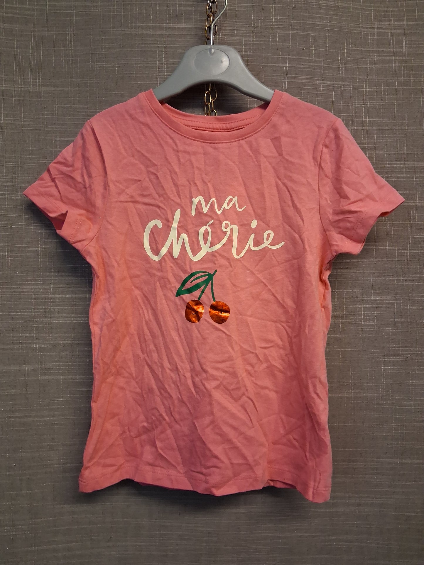 TU Pink Cherry T-Shirt Short Sleeve Age 6 Years New