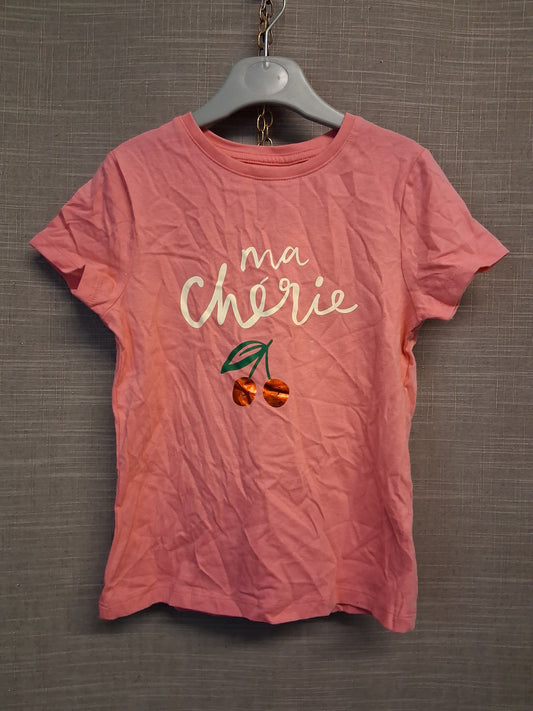 TU Pink Cherry T-Shirt Short Sleeve Age 6 Years New
