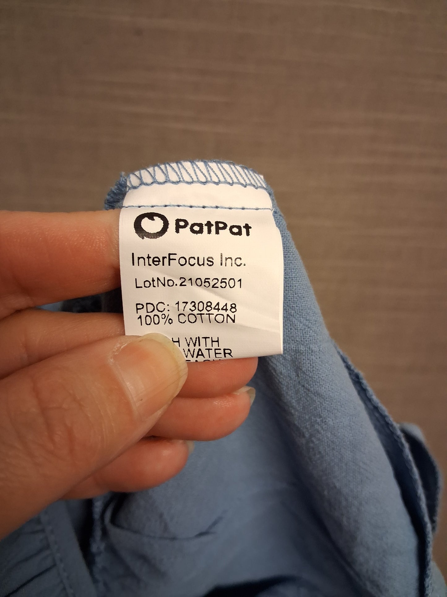 PatPat Blue Playsuit Sleeveless Button Detail Summer Age 4-5 Years