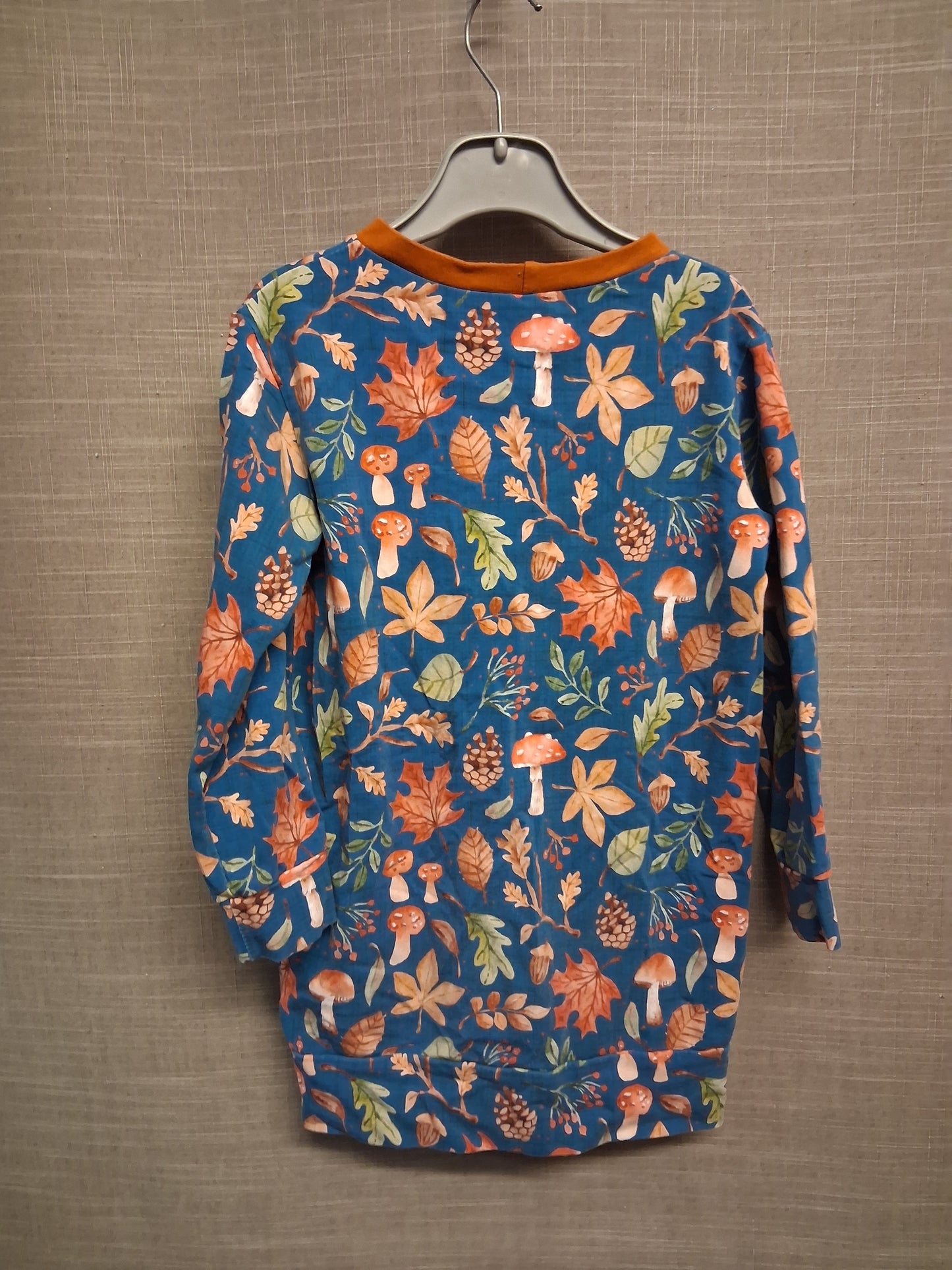 Rocket & Patch Girls Autumnal Print Jersey Jumper Dress Age 3-4 Years
