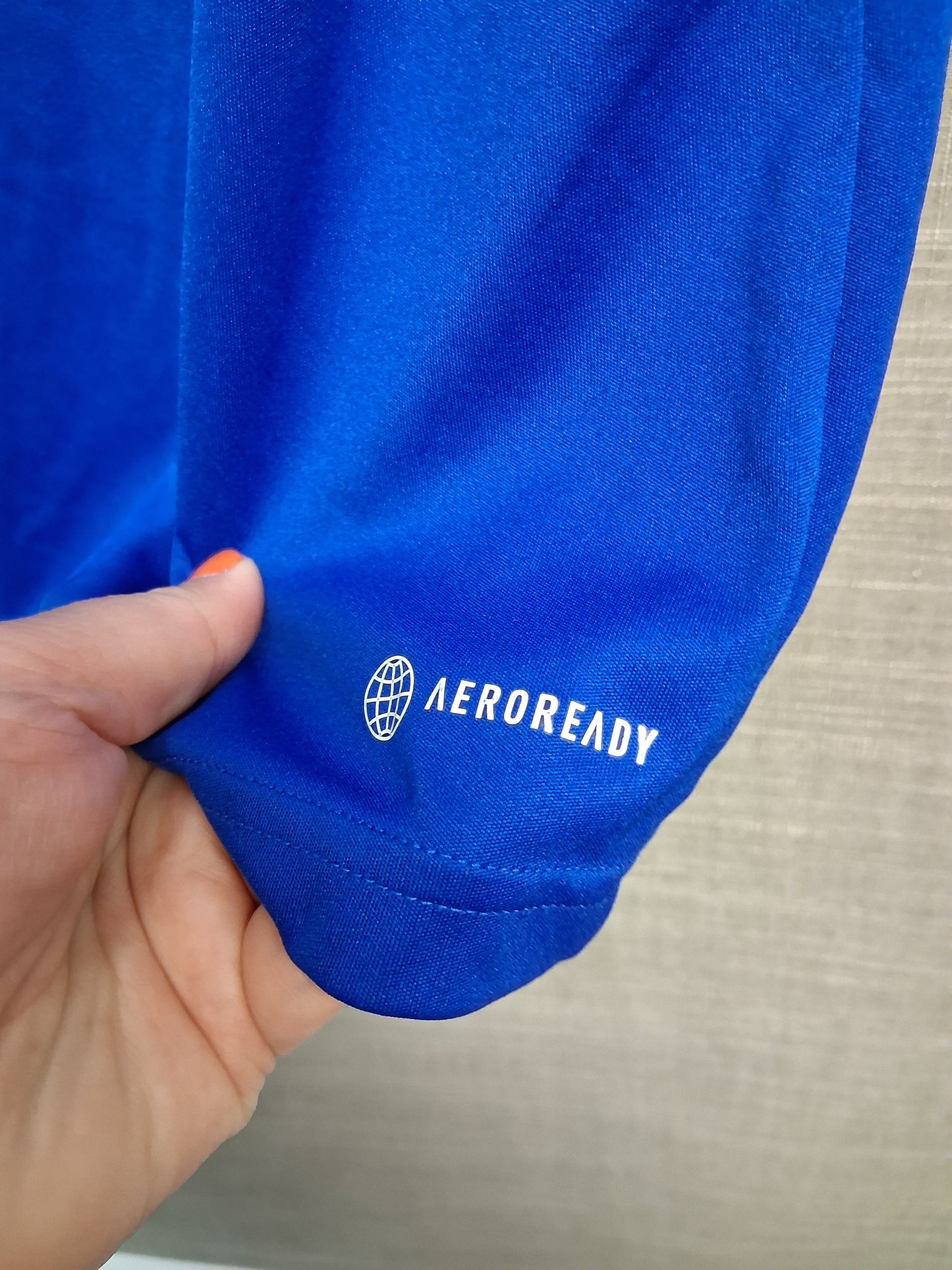 Adidas Boys Blue Short Sleeve T-Shirt Age 13-14 Years