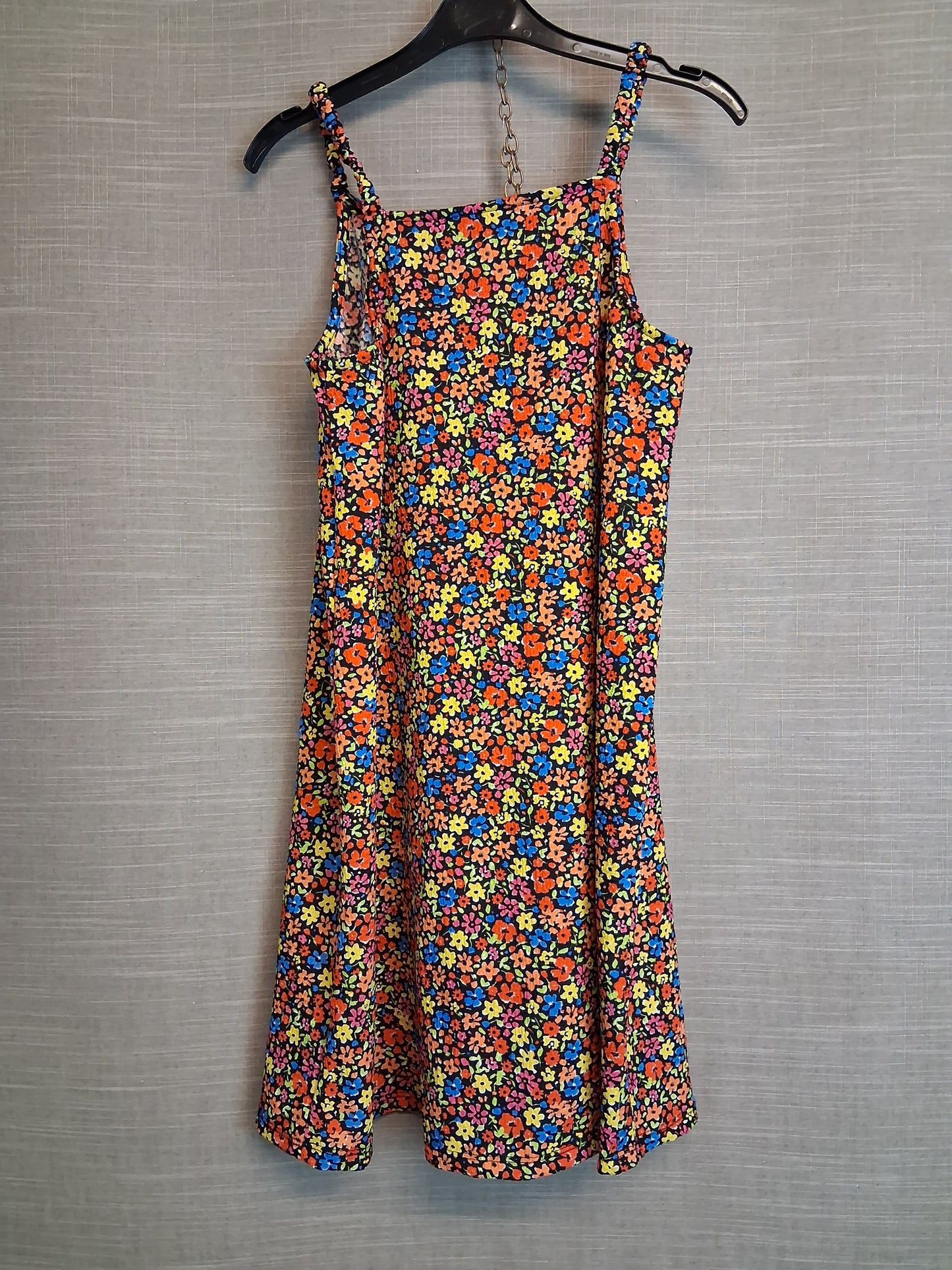 Primark Girls Multicolour Floral Strappy Sundress Age 10-11 Years