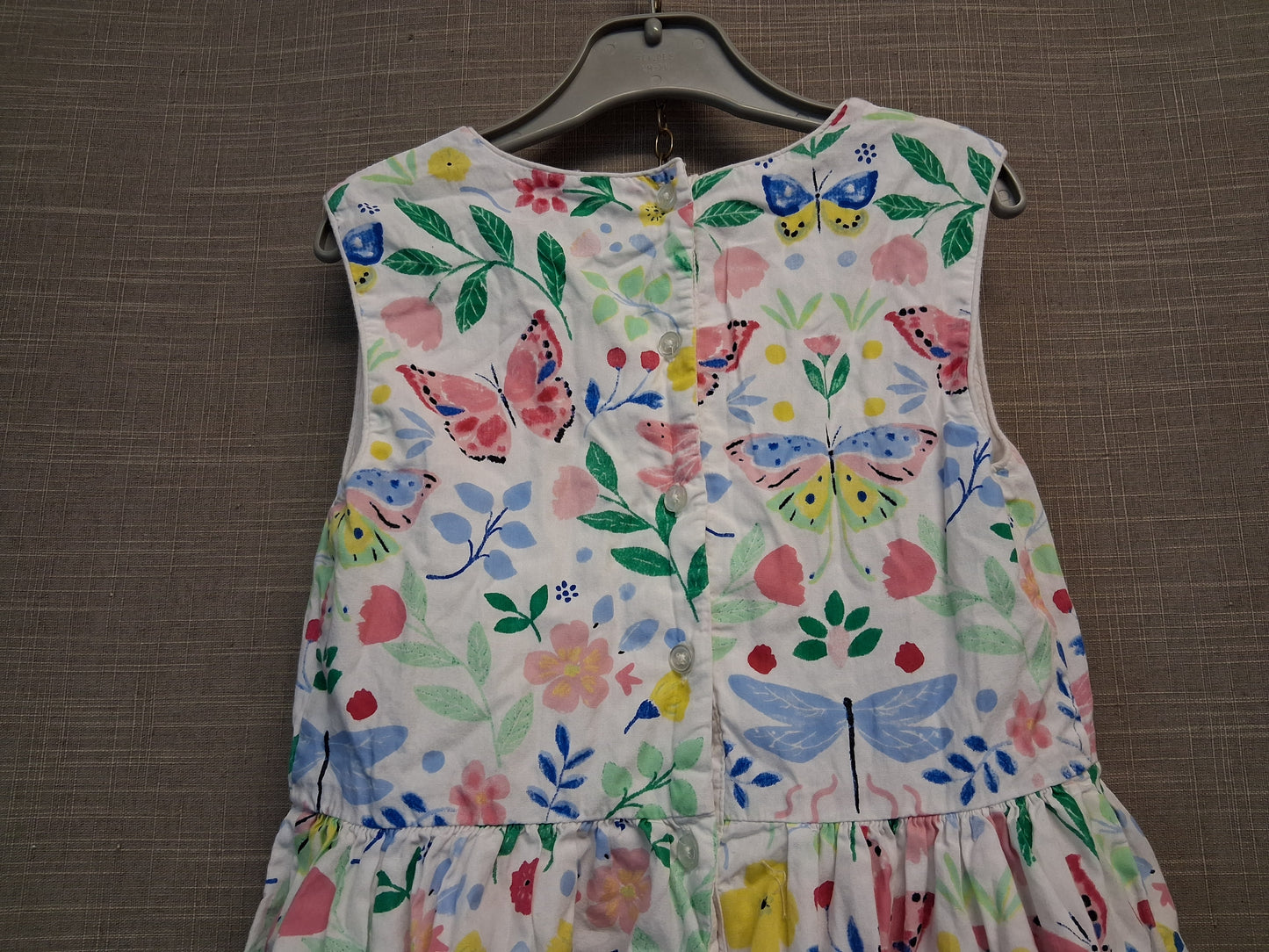 Nutmeg Girls Floral A Line Summer Dress Age 6-7 Years
