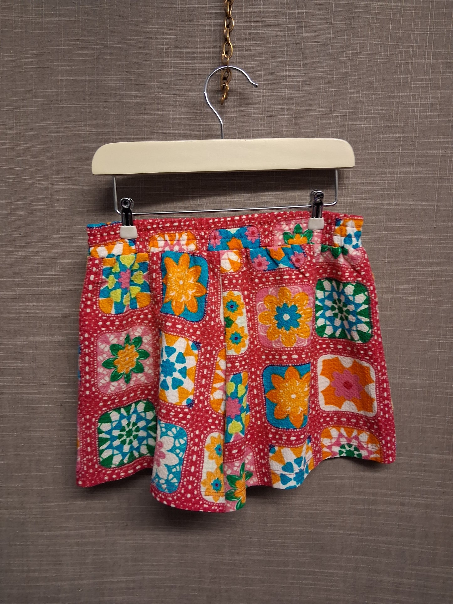 Matalan Girls Multicolour Floral Patchwork Shorts Age 6 Years