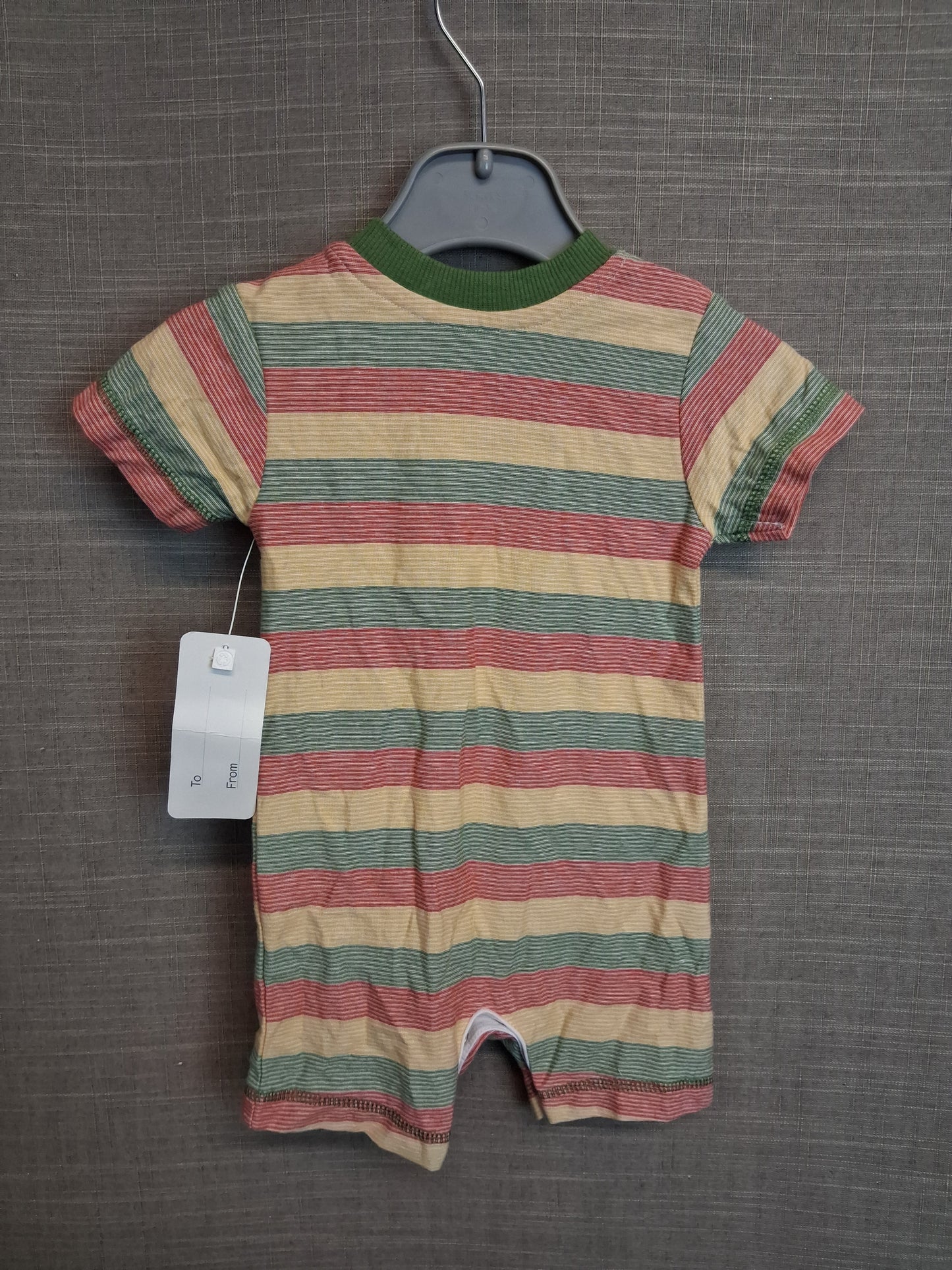 Nutmeg Boys Multicolour Striped Romper Age 0-3 Months New