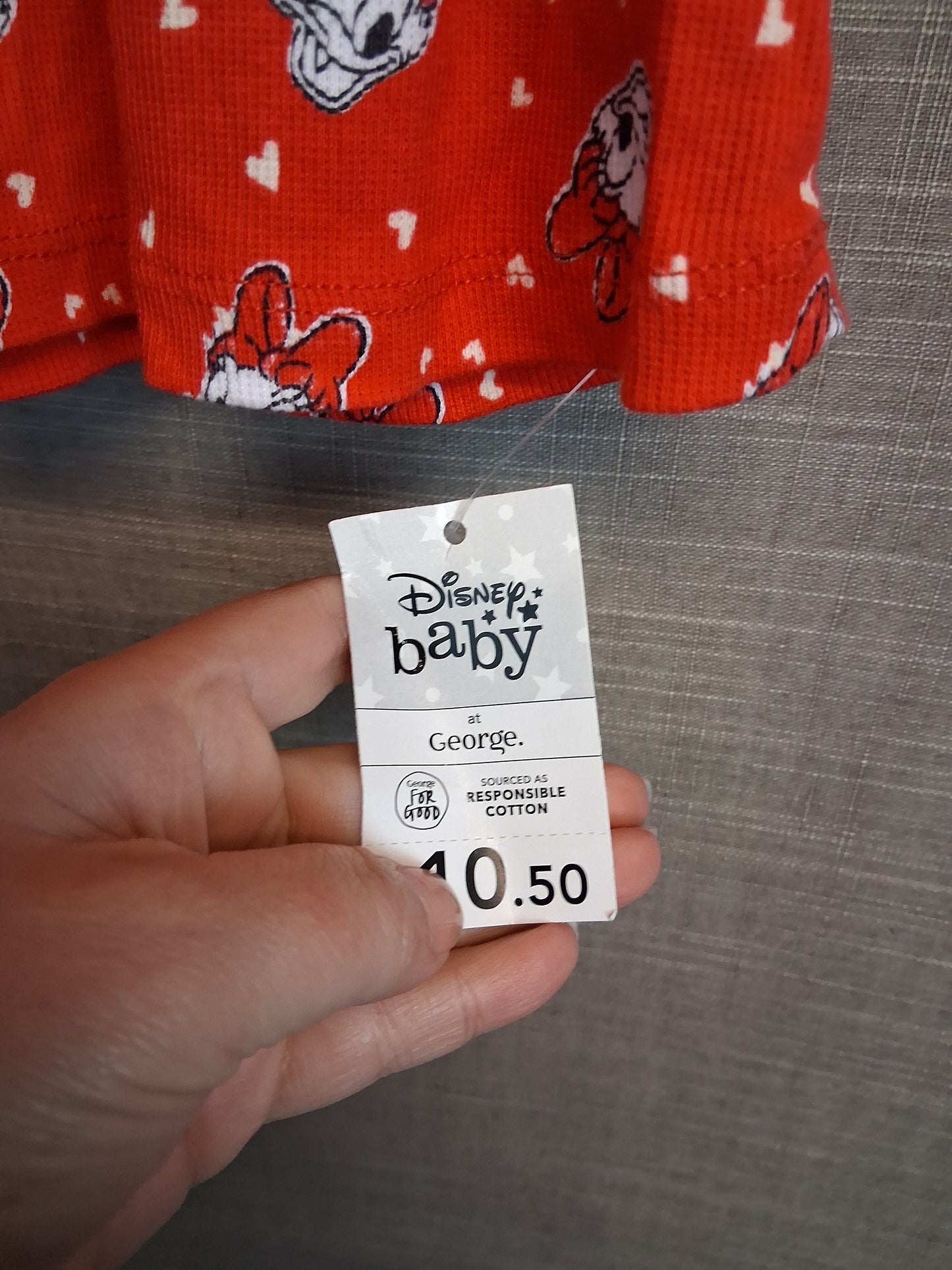 Disney Daisy Duck Jersey Dress Age First Size Red New
