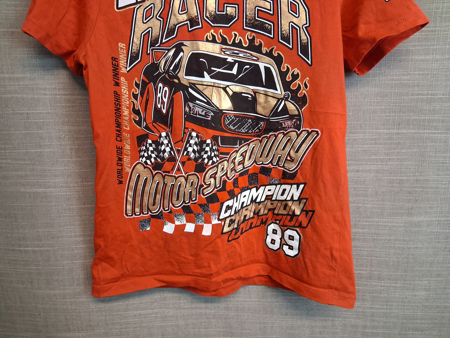 George Boys Orange Jersey T-Shirt Age 8-9 Years