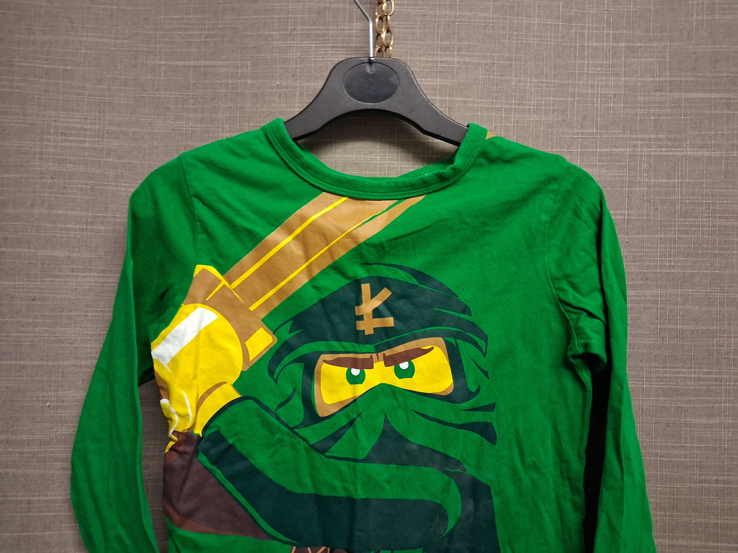 Lego H&M Ninja Boys Green Long Sleeve T-Shirt Age 4-6 Years