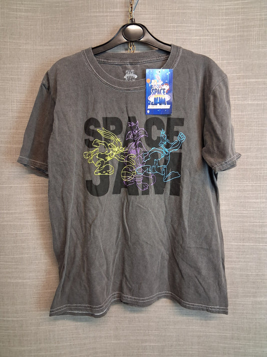 Space Jam Girls Grey Short Sleeve T-Shirt Age 15-16 Years New