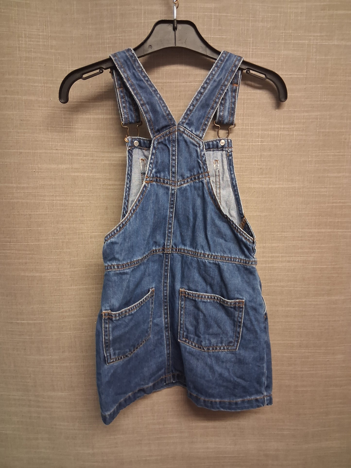 Next Girls Blue Denim Dress Pinafore Age 6 Years