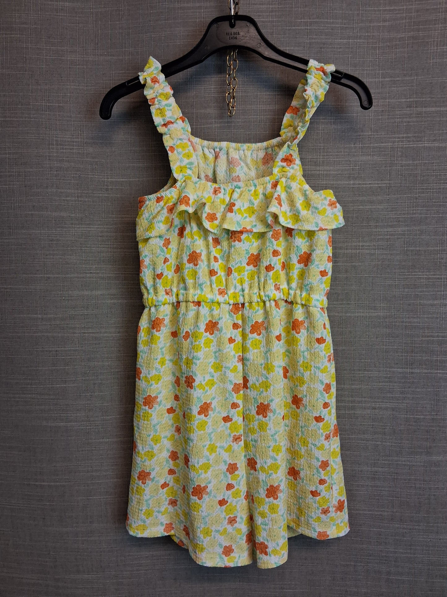 Primark Girls Yellow Floral Playsuit Age 9-10 Years New