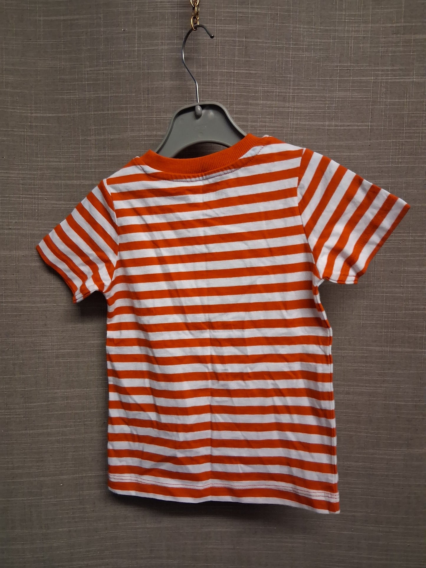 Nutmeg Boys Red Striped Dinosaur Theme Short Sleeve T-Shirt Age 12-18 Months