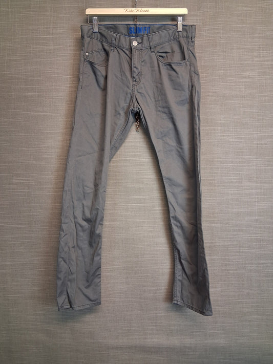 H&M Boys Grey Slim Fit Denim Jeans Age 12-13 Years