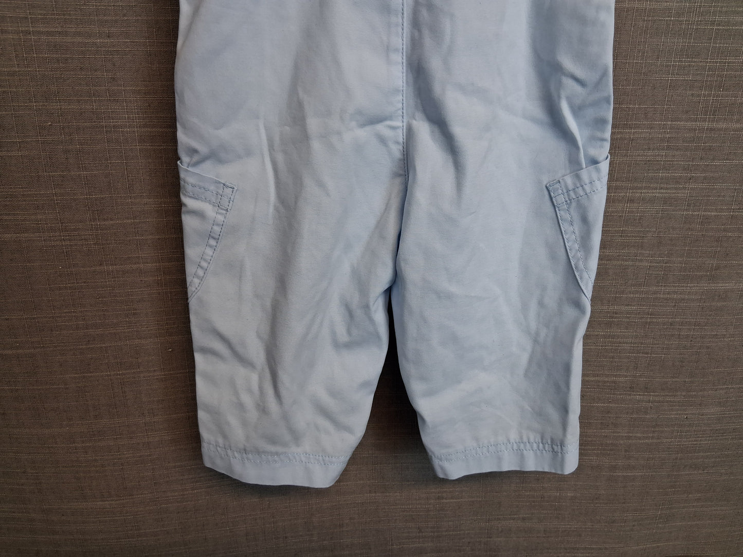 Disney Store Boys Winnie the Pooh Dungarees Age 3-6 Months Pale Blue
