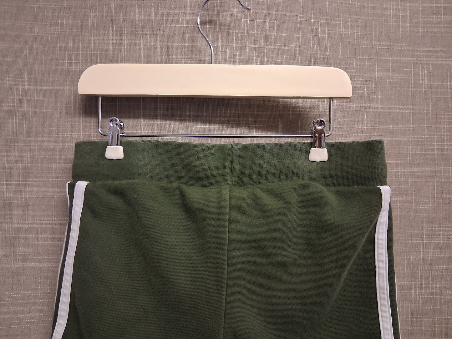 Adidas Boys Green Jersey Jogger Sweat Shorts Age 6-7 Years