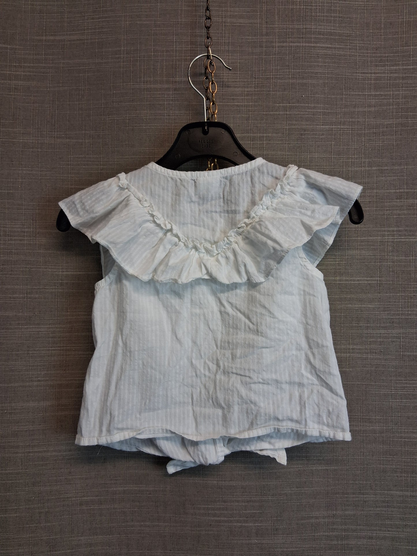 Next Girls White Sleeveless Blouse Tie Front Age 3 Years